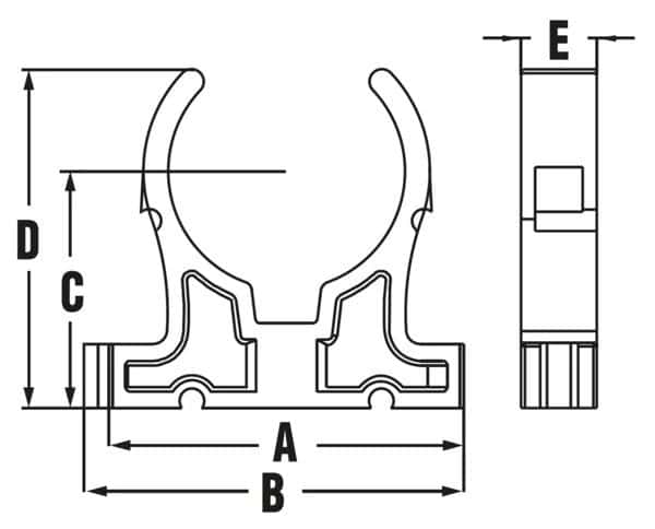 Thumbnail Colier fixare plastic D 090 3