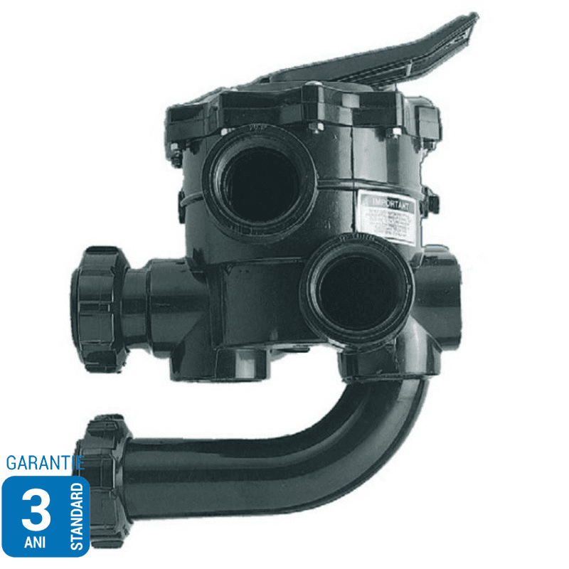 Vana multiport laterala 2" cu 6 cai Hayward - undefined Premium Piscine Com Ro