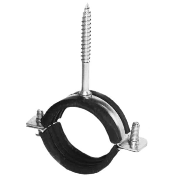 Clemă metal/cauciuc cu șurub D 063 - Cleme PVC Premium PiscinEcom