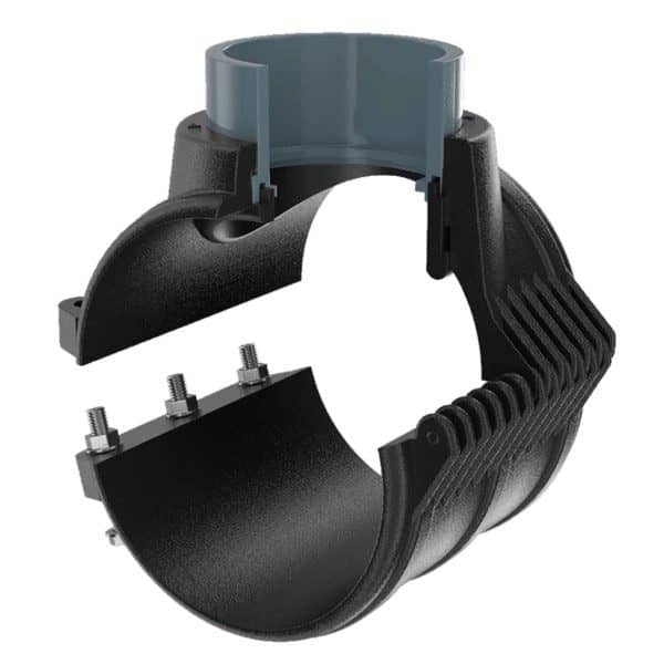 Șa branșare PP-PVC-U D 315-110 - Șa de derivație PVC Premium PiscinEcom
