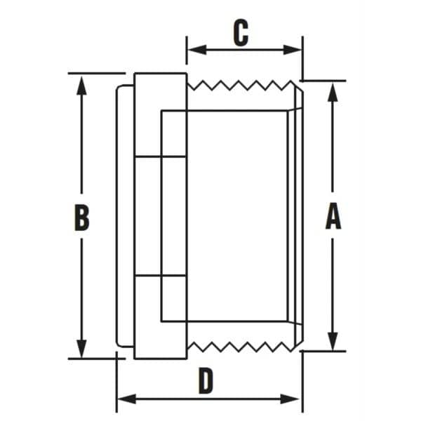 Dop PVC-U 4" FEXT - Dopuri PVC Premium PiscinEcom
