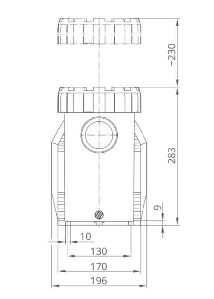 Pompă piscină BADU Prime 7, 5m³/h, 230/400V - Imagine Galerie 4 PiscinEcom