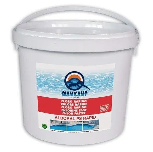 Clor șoc granule QP pentru piscină Quimicamp Piscinas 5kg - Vedere Principală PiscinEcom