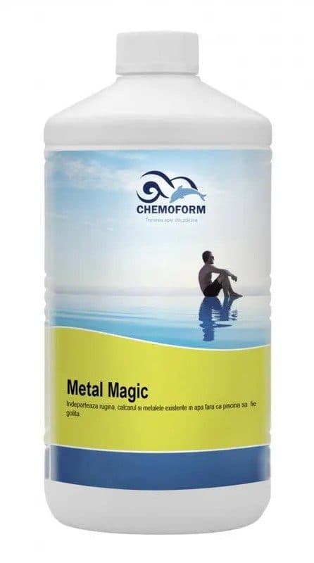Tratament neutralizant metale pentru piscină Chemoform Metal Magic 1l - Vedere Principală PiscinEcom