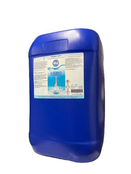Oxigen activ pentru piscină Geho concentrație 11.5% volum 25l - Vedere Principală PiscinEcom