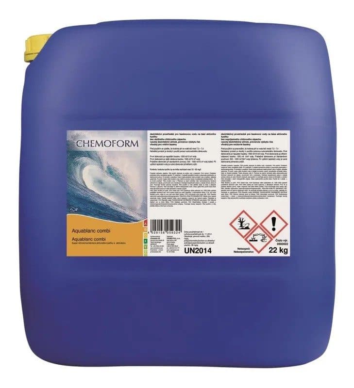 Oxigen activ Aqua Blanc pentru piscină PiscinEcom 22 kg - Vedere Principală PiscinEcom