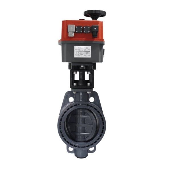 Robinet fluture acționare electrică D90