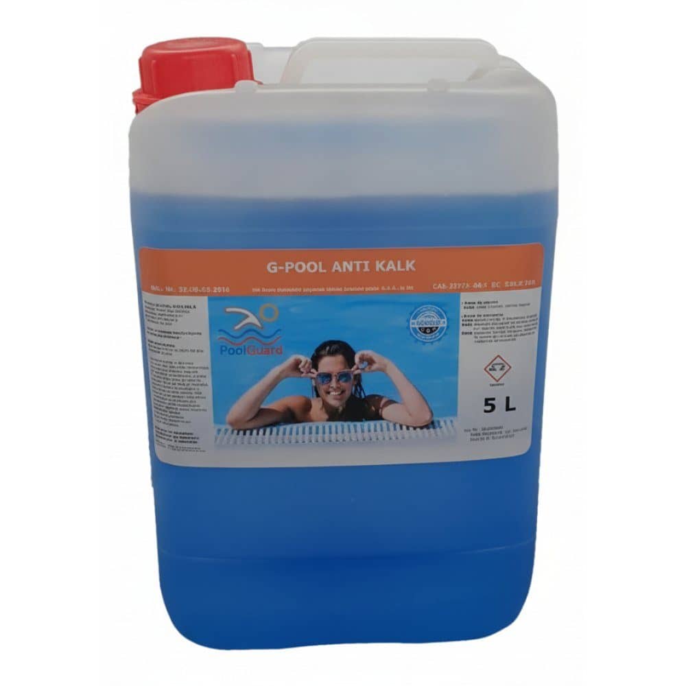 Anticalcar lichid care previne depunerile de calcar pentru piscină Geho 5l - Agenți de Curățare și Anticalcar Premium PiscinEcom