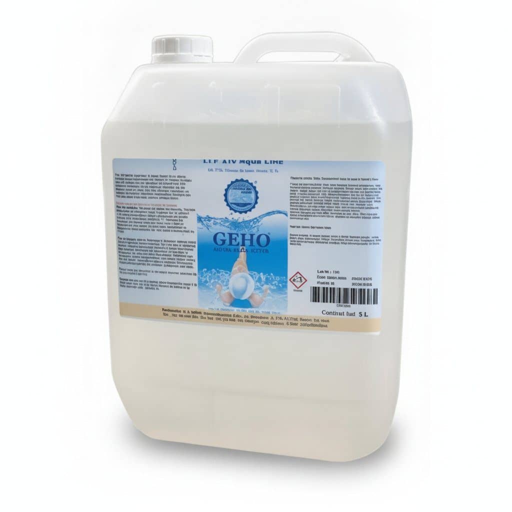 Detergent non-spumant linia apei pentru piscină Geho Aqua Line 5l - Agenți de Curățare și Anticalcar Premium PiscinEcom