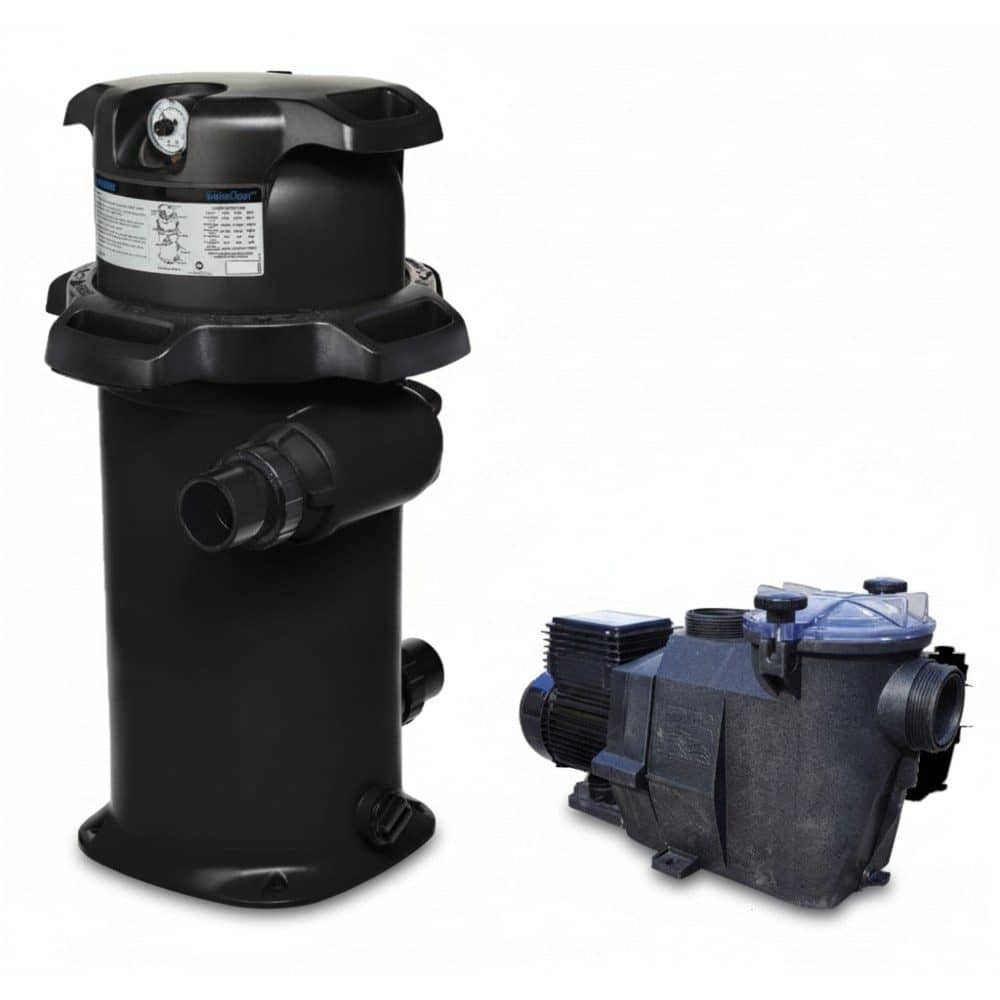 PACHET: Pompa RS II 1.50 CP 20 mc/h + Filtru cartus SwimClear Mono C150 Hayward - Kit Filtrare Piscina Premium PiscinEcom
