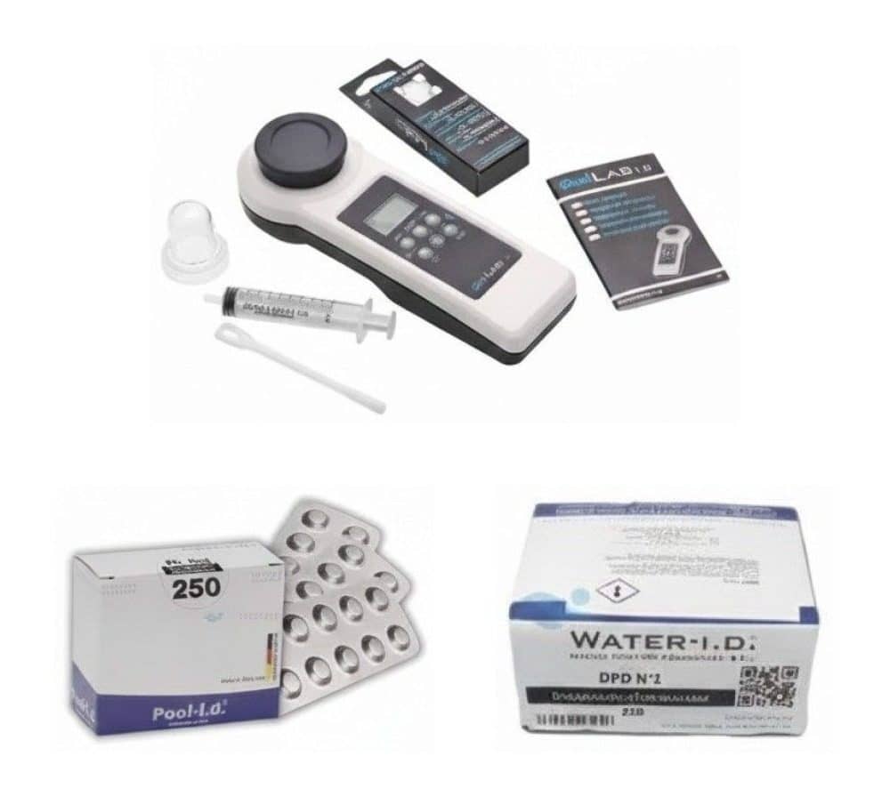 Set tester fotometric Pool Lab 01 și rezerve pentru 250 teste - Testare Apa Premium PiscinEcom