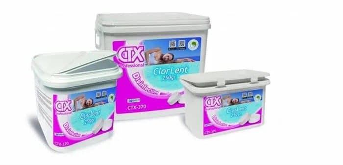 Clor lent tablete pentru piscină Ctx CTX370 10 kg - Dezinfectanți cu Clor Premium PiscinEcom