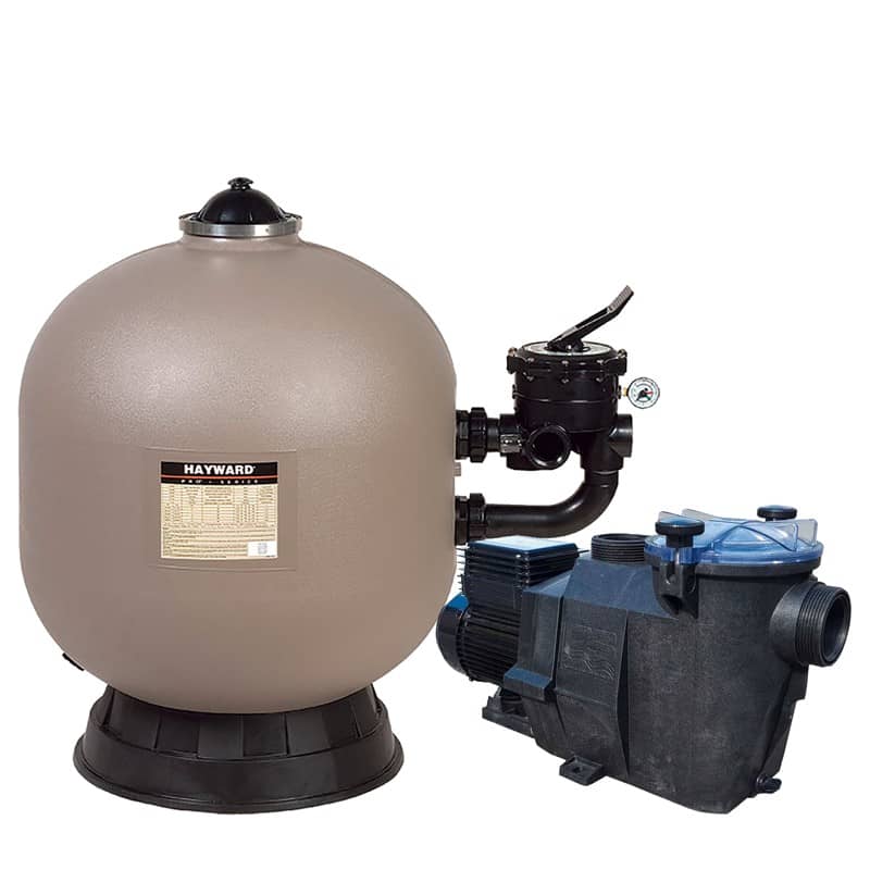 Grup filtrare piscina Hayward RSII + Filtru nisip Pro Series Side - 22mc/h - Kit Filtrare Piscina Premium PiscinEcom