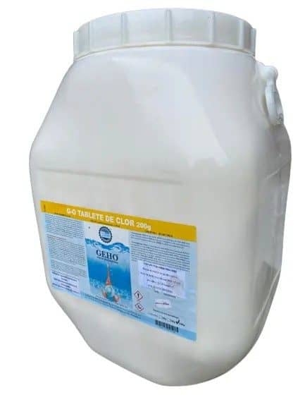 Tablete Multi-tabs pentru piscină Geho 50kg (200g/tabletă) - Produse Combinate de Tratare a Apei Premium PiscinEcom
