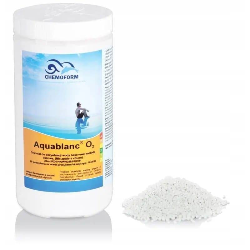 OXIGEN ACTIV AQUABLANC GRANULAT 1KG - Dezinfectanți fără Clor Premium PiscinEcom