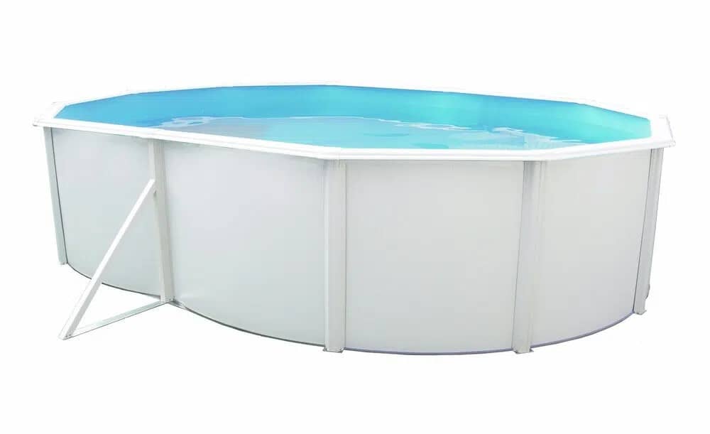 Piscina supraterana cu pereti de otel Nuovo de Luxe oval 550 x 366 x 120 cm - Piscine Supraterane Premium PiscinEcom